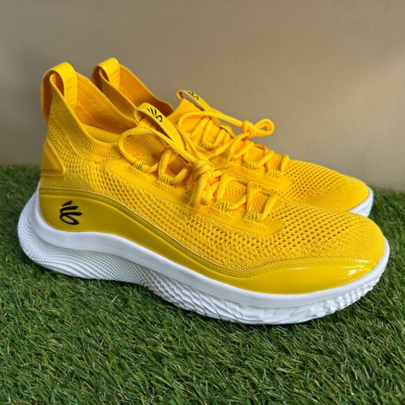 Under Armour Curry Flow 8 NM Yellow Basketball Shoes Mens 12.5 3024785-700 NEW main image 4